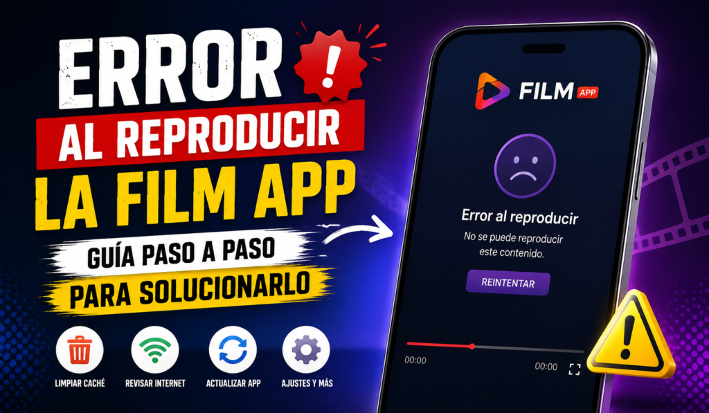 Errore di riproduzione su Film App: guida passo passo per risolverlo
